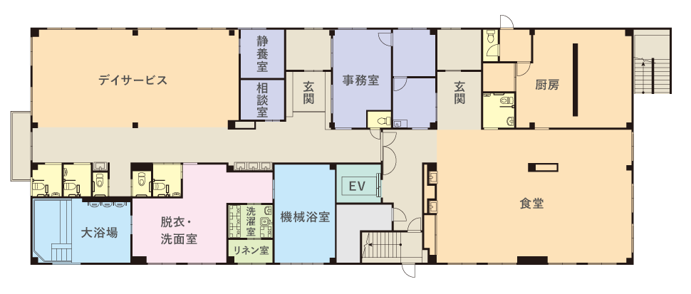 1F フロア図